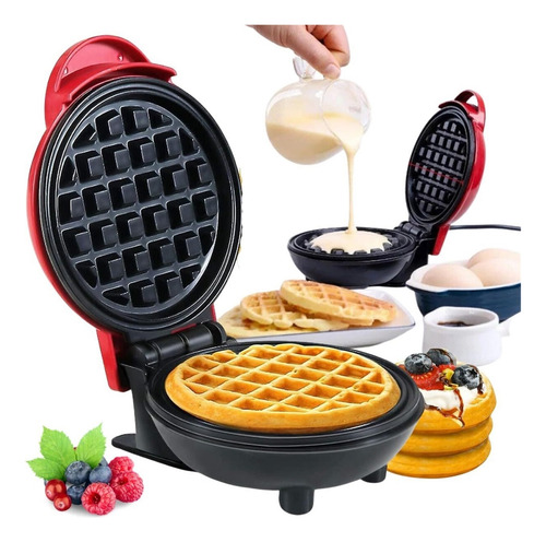 Softdigit Mini Máquina De Waffles Fazer Waffle Café Da
