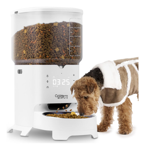 Whdpets - Dispensador Automatico De Alimentos Secos Para Gat