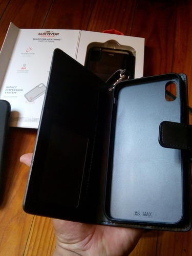 Lote De 3 Fundas Originales iPhone XS Max! + 2 De Regalo (Reacondicionado)