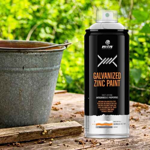 Pintura En Aerosol Montana Colors Galvanizado En Frío 400 Ml