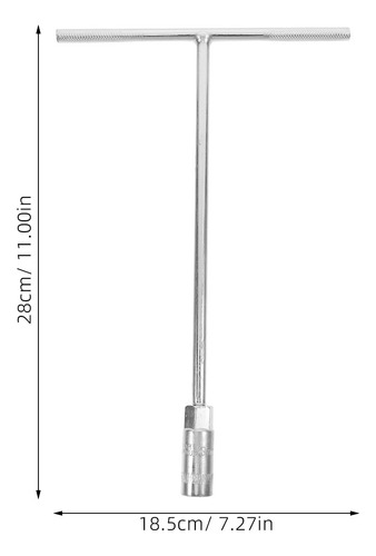Práctica Llave De Tubo Con Mango En Forma De T, Enchufe Tipo