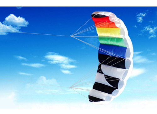 Imagen 3 de 8 de Cometas De Doble Hilos Parapente De Cometas Kitesurf De