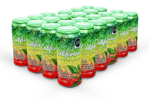 Té Negro California Cbdlife - Bebida Sabor Té Negro 24 Pack