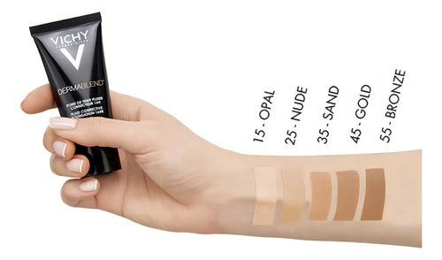 Base De Maquiagem Vichy Dermablend Tom Bronze 55 30ml Bases De Maquiagem Bronze 55
