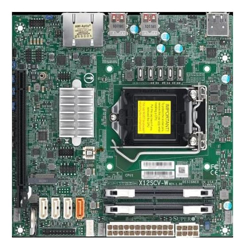 Supermicro Mbd-x12scv-w-o Mini-itx Servidor Motherboard Lga