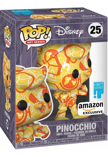 Funko Pop Pinocchio # 25 Disney Art Series (protector Funko)