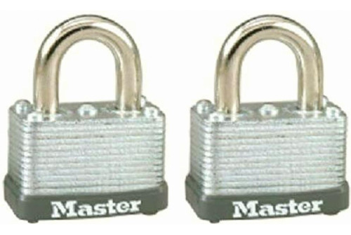 Master Lock 22t Candado Con Llave Igual Blindada, 3,8 Cm,