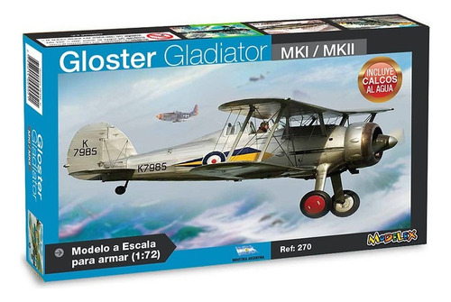 Gloster Gladiator Mki/mkii Escala 1/72 Modelex 270