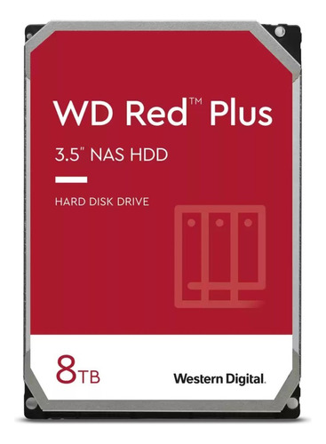 Disco Duro Interno Hdd Western Digital Red Plus 8tb 7200rpm