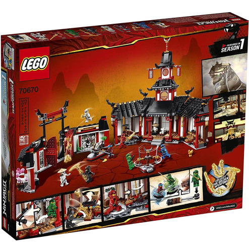 Lego Ninjago Monasterio Legado De Spinjitzu 70670 Juguete Ba