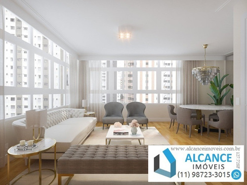 Imagem 1 de 8 de Apartamento Com 145 M², 2 Quartos, 1 Suítes E 1 Vagas, À Venda No Itaim Bibi, Em São Paulo - Ap00246 - 34411218