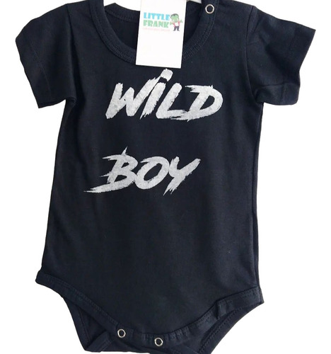 Body Para Bebe Wild Boy Chico Salvaje Manga Corta