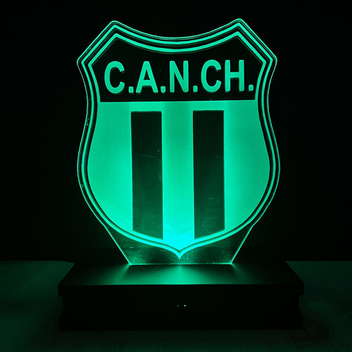 Lampara Led 3d Rgb Holograma Club Atletico Nueva Chicago 