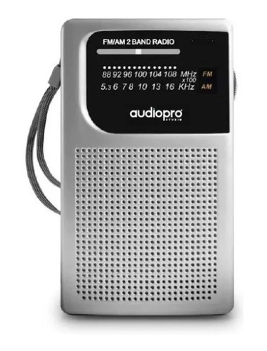 Radio Portátil Adulto Mayor Audiopro Fm Am + Baterías