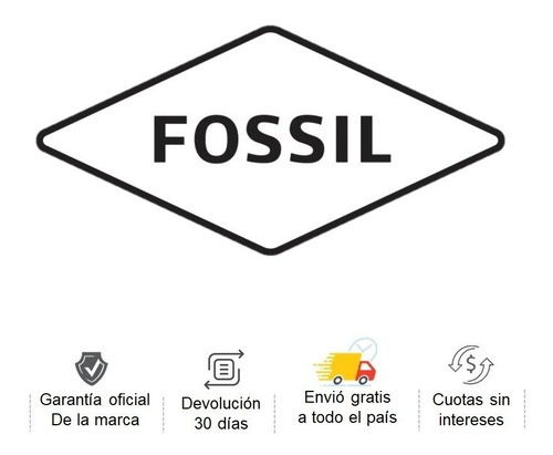 Imagen 6 de 6 de Fossil Cinto Caballero Aiden Mb1255200 Color Café De Piel