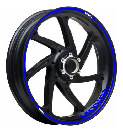 Adhesivo reflectante para abrazadera de rueda Honda Pcx 150 Dlx, azul