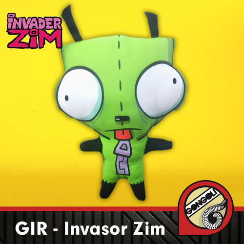 Muñeco Gir Invasor Zim Invader Zim Netflix G.i.r.