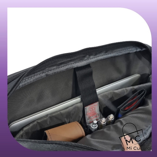Imagen 4 de 10 de Maletin Biwo Elegante Portanotebook Extensible 18 Pulgada 92