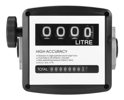 Fm-120 4 Digital Gas Combustible Medidor De Caudal Contador