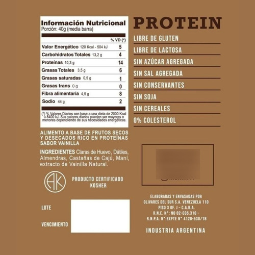 Imagen 6 de 8 de Ki Bar - Barritas Proteicas - Pack X 28 Uds- Elegí Sabores