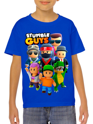 Camiseta Remera Algodon Stumble Guys En 2 Diseños 