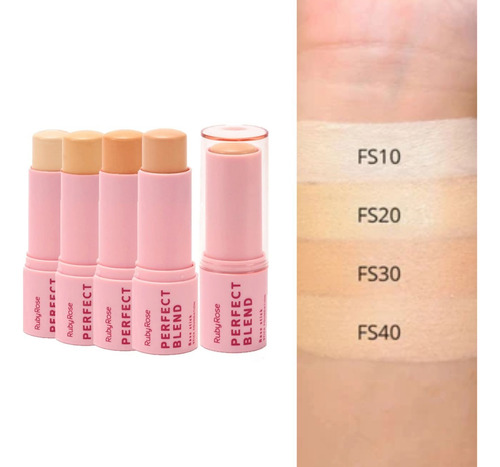 Base En Barra De Maquillaje Perfect Blend By Ruby Rose F30