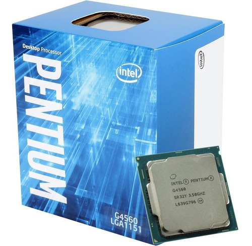 Processador Intel Lga1151 Pentium G4560 3.5ghz 3mb