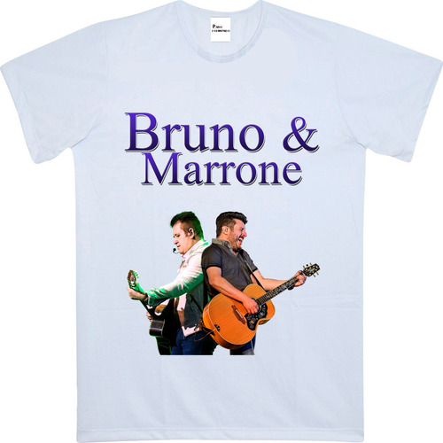Imagem 1 de 8 de Camiseta Ou Baby Look Bruno E Marrone