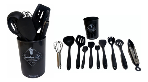 Set De Utensilios De Silicona Kitchenware