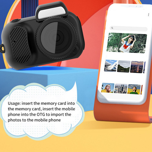 Mini Cámara Digital Para Niños De 1080p, 2 Mp, 100 Minutos D