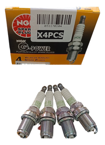 Pack 4 Bujia Ngk Bkr6egp Platinum Para Chevrolet Optra 