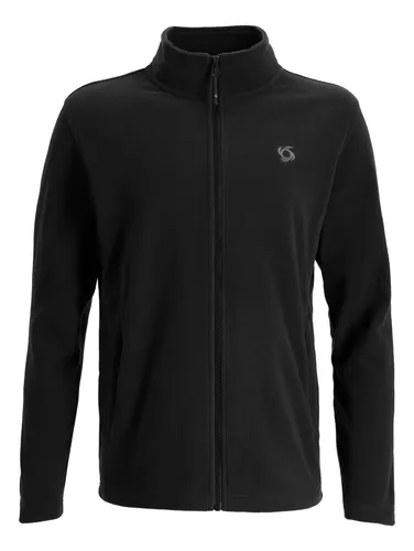 Chaqueta Polar Fleece Belenus Hombre Negro Doite