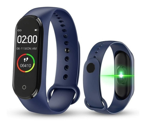 Imagen 2 de 7 de Smartwatch Nictom Sb04 Smartband Azul