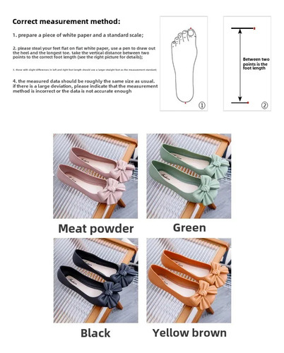 Sandalias De Tacón Plano Bowknot Para Mujer, Zapatos Casuale