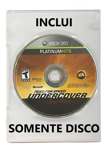 Need For Speed Undercover Standard Xbox 360 Físico