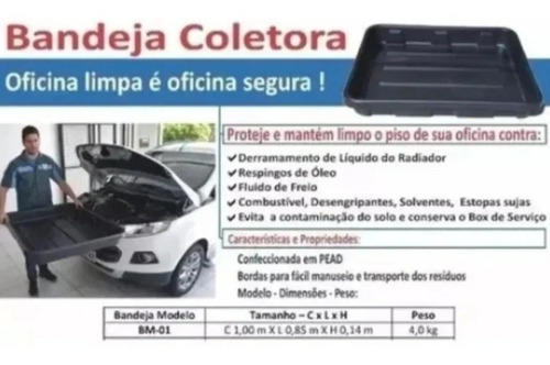 Imagem 2 de 5 de Bacia Coletora Óleo Fluídos Água Radiador Oficina Mecânica