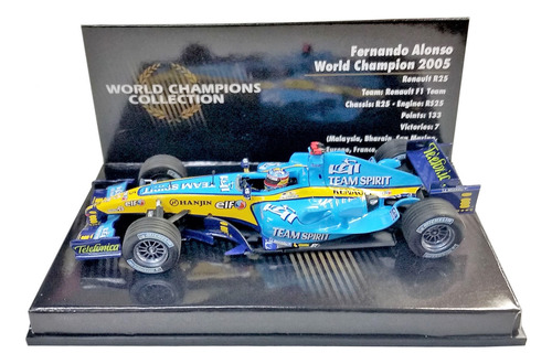 Renault R25 2005 Alonso World Champion - F1 Minichamps 1/43
