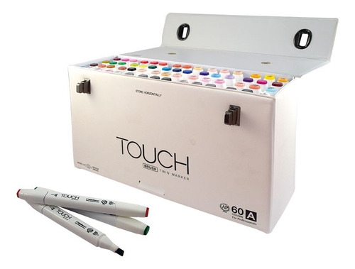 Maletín De 60 Marcadores Twin Shinhan Touch Brush Por Shin H