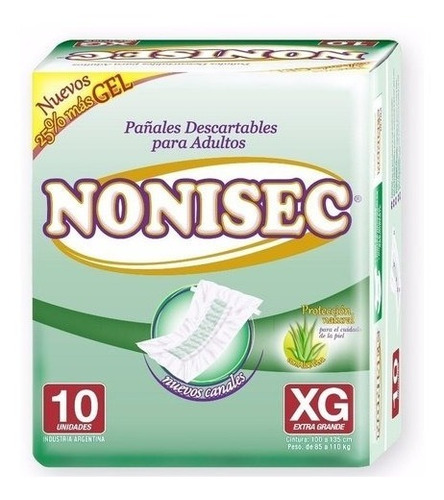 Pañal Nonisec  Extra Grande Recto 40 Unidades ( Zona Sur )