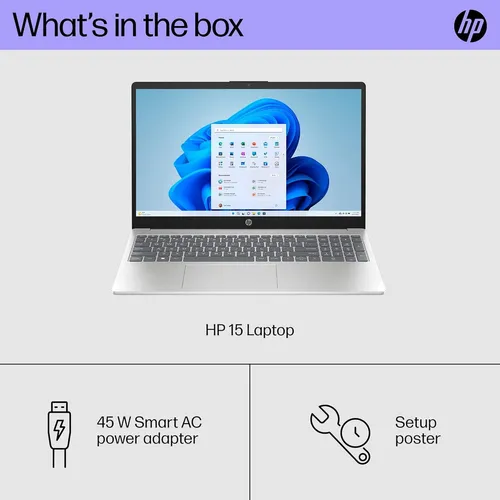 Laptop Hp 15.6 I7 16gb 512gb Ssd Windows 11 Plata