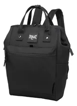 Comprar Mochila Everlast Boca Rígida Clásica Lisa De Tela Urbana Color Negro 22159