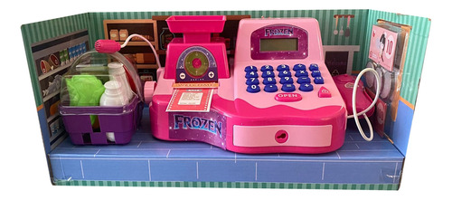 Caja Registradora Infantil Frozen Juguete Con Luz Y Sonido