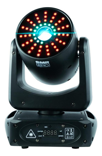 Cabeza Móvil Laser Nexus 2 2w Full Color Aro Led Rgb Dmx Dj