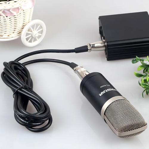 Cabo Xlr Xlr 3m Balanceado P/ Phantom Power Microfone Bm800