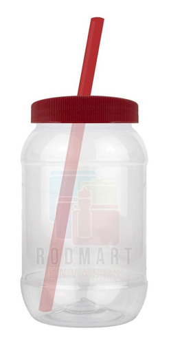 Imagen 9 de 9 de Mason Jar,bules,dulceros 500ml Popote 100pza Lisas