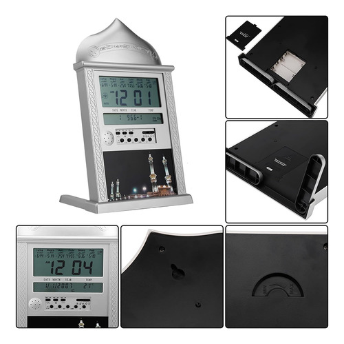 Azan - Reloj Digital Automático De Oración Musulmana Con Pan