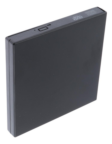 Unidad Externa Unidad De Dvd Usb 2.0 Protable Cd Negro Negro