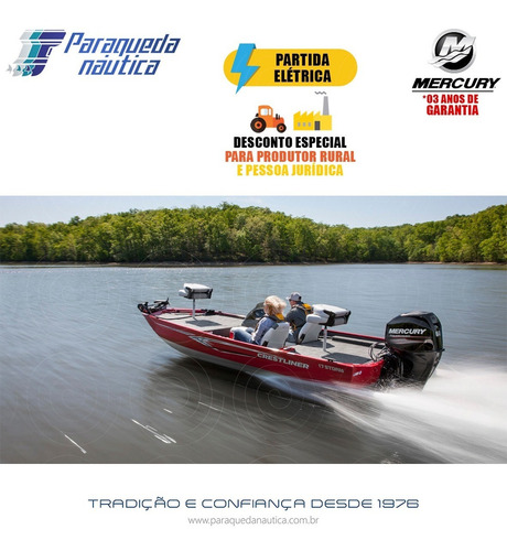 Motor De Popa Mercury 4 Tempos 60hp Elpt Efi Ct