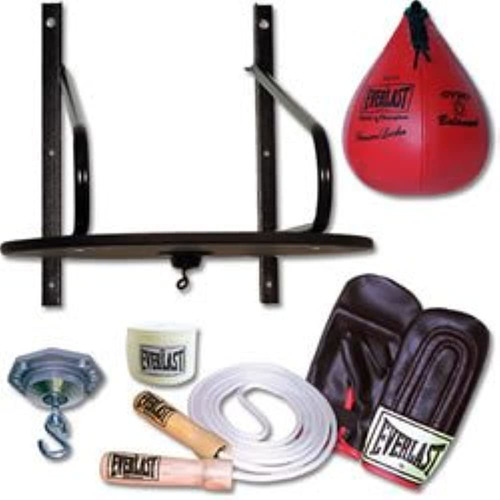 Everlast Set De Plataforma Y Bolsa De Boxeo De 6 Piezas