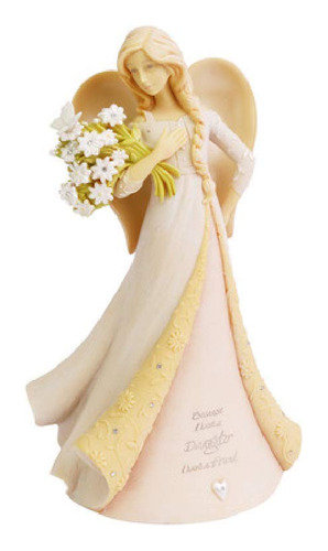 Figurilla De Angel Hija De Fundaciones Enesco, 9 Pulgadas,